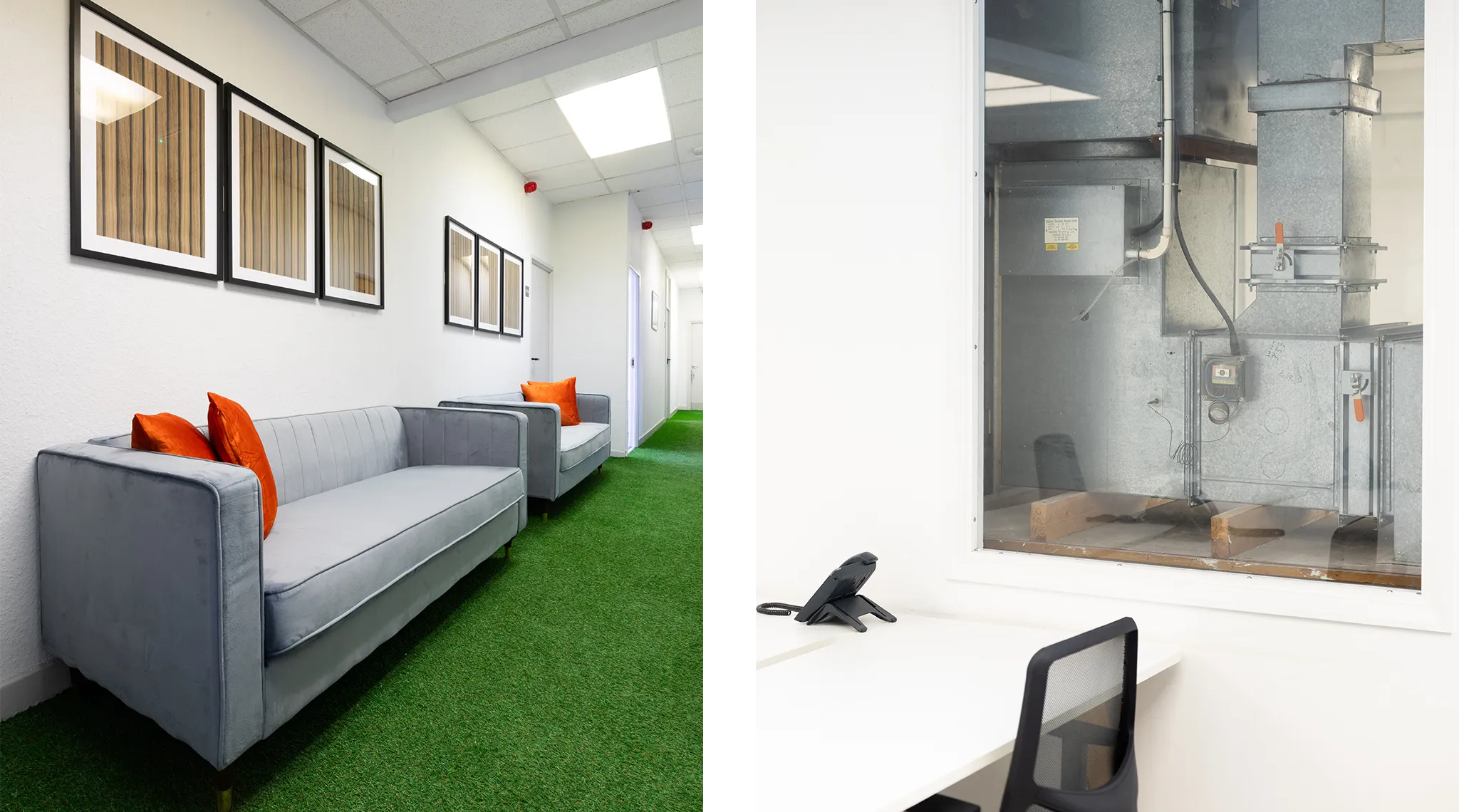 Breakout space & desks